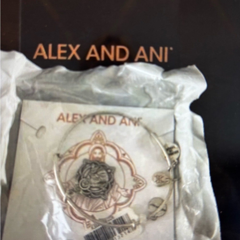 Alex and Ani Jesus EWB Silver Bracelet